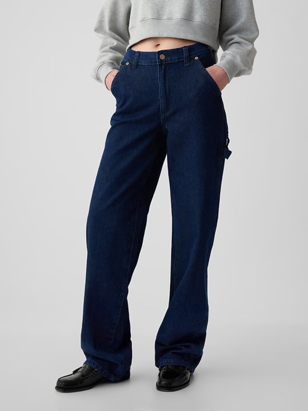 NWT Gap Mid Rise '90s Loose Carpenter Jeans— Size 4 Tall